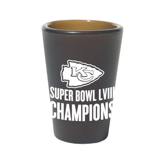 Super Bowl LVIII Champions Kansas City Chiefs 1.5 oz. Silicone Shot Glass
