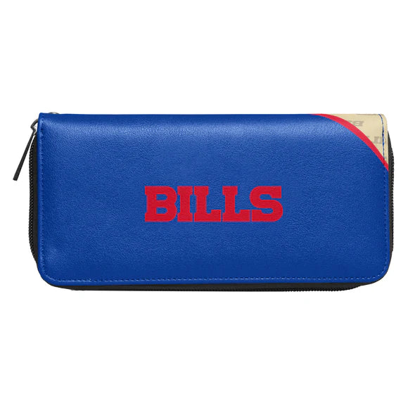 Buffalo Bills Ladies Zip Organizer Wallet