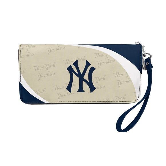 New York Yankees Ladies Zip Organizer Wallet