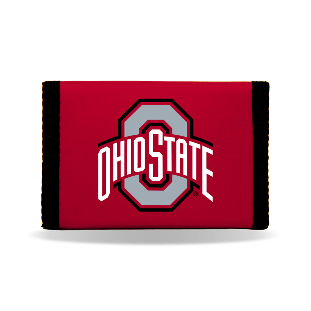Ohio State Buckeyes Tri-Fold Nylon Wallet