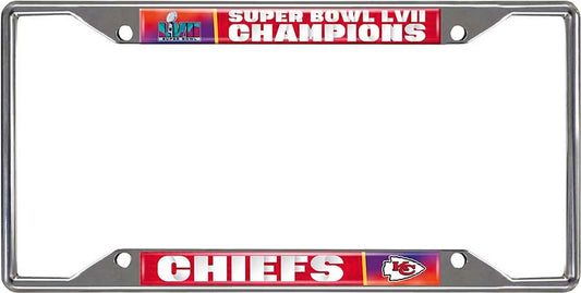 Super Bowl LVII Kansas City Chiefs License Plate Frame