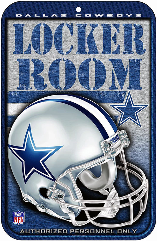 Cowboys Locker Room Sign