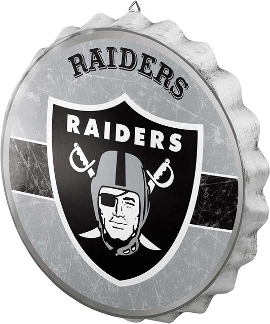 Raiders Bottle Cap Sign