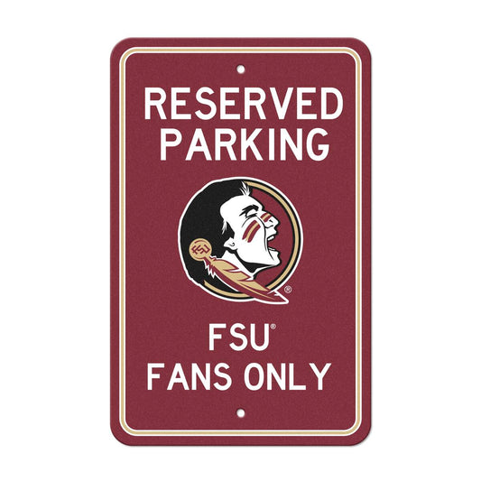 Florida Seminoles Reserved Parking Sign