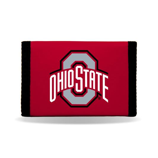 Ohio State Buckeyes Tri-Fold Nylon Wallet