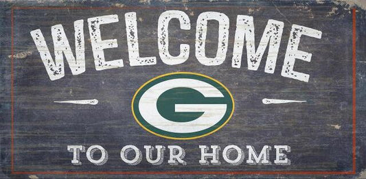 Green Bay Packers "Welcome To Our Home" Sign