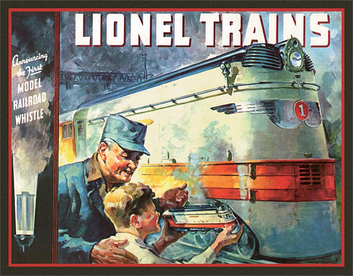 Lionel Trains Metal Sign