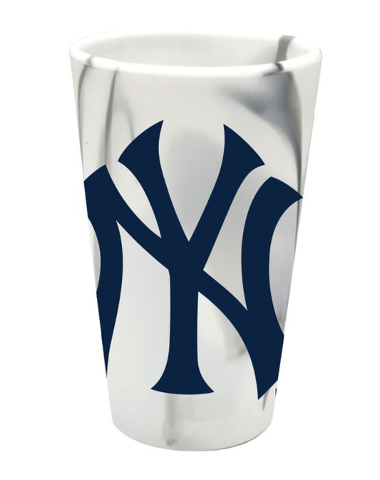Yankees 16oz. Silicone Pint Glass
