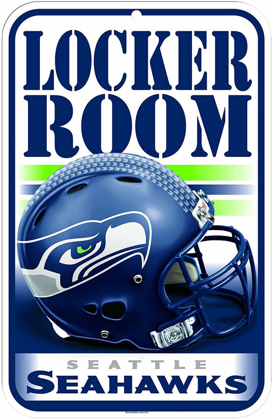 Seahawks Locker Room Sign