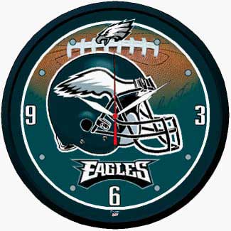 Eagles Round Clock