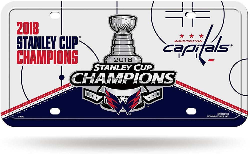 Stanley Cup 2018 Capitals License Plate