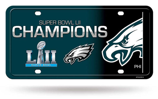 Super Bowl LII Eagles License Plate