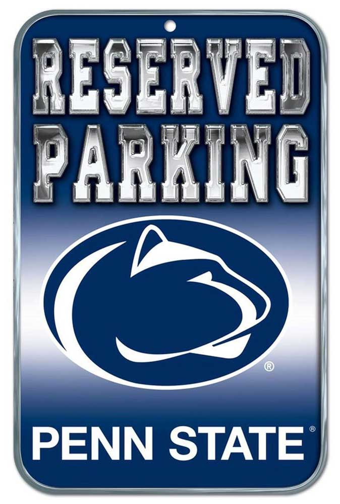 Penn State "Reserved Parking" Sign