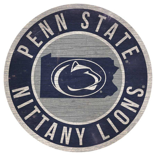Penn State Circle and Logo Sign