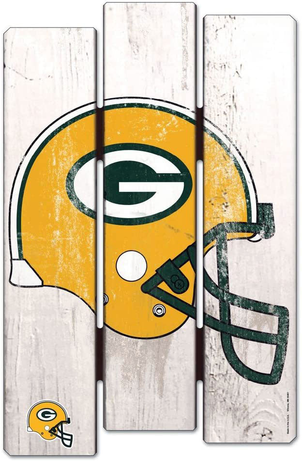 Packers Wood Fence Sign