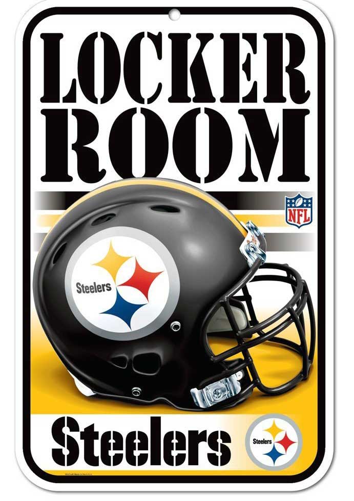 Steelers Locker Room Sign