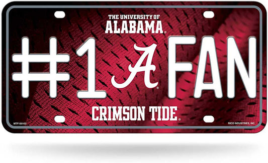 Alabama "#1 Fan" License Plate
