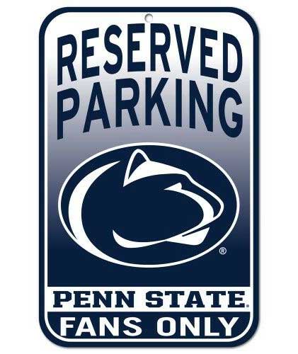 Penn State "Reserved Parking" Sign