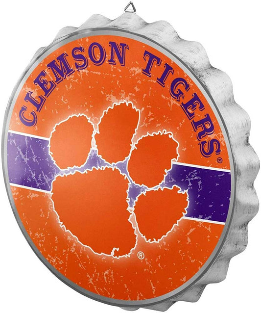 Clemson Tigers Bottle Cap Sign