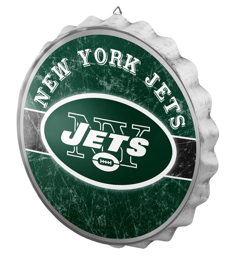 Jets Bottle Cap Sign