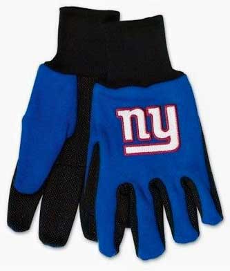 Giants Adult 2-Tone Gloves Blue/Black