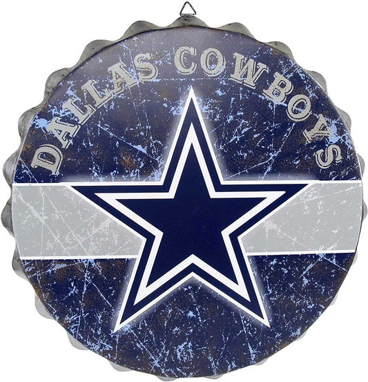 Cowboys Bottle Cap Sign